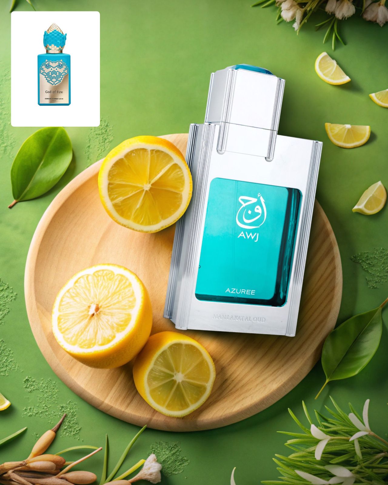 Awj Azuree EDP Perfume By Mamlakat Al Oud - Inspired by God Of Fire