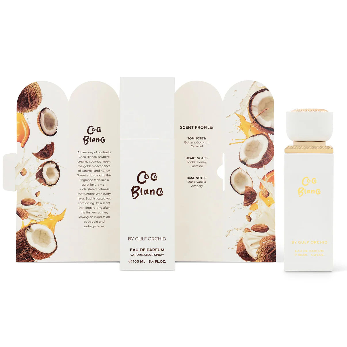 Coco Blanco EDP Perfume By Gulf Orchid 3.4oz / 100ml