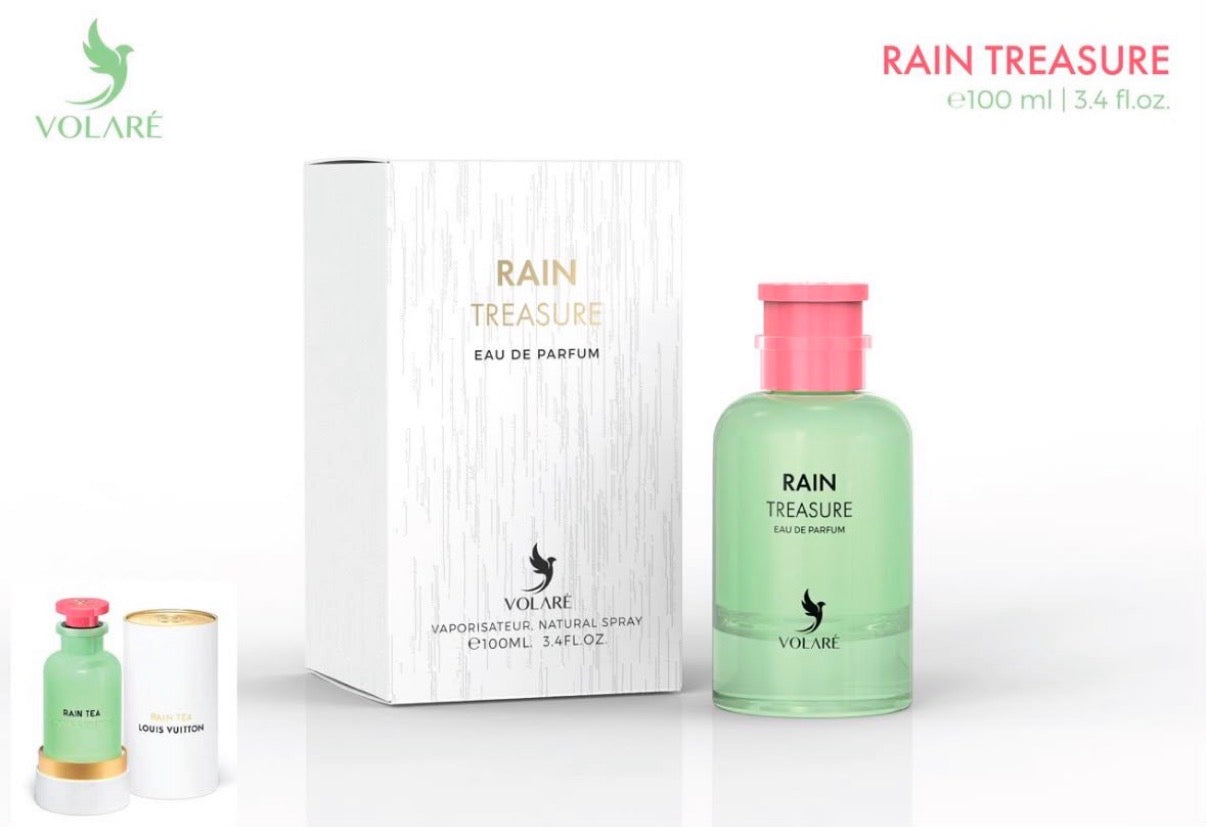 Rain Treasure EDP Perfume By Volare 3.4oz / 100ml - Rain Tea