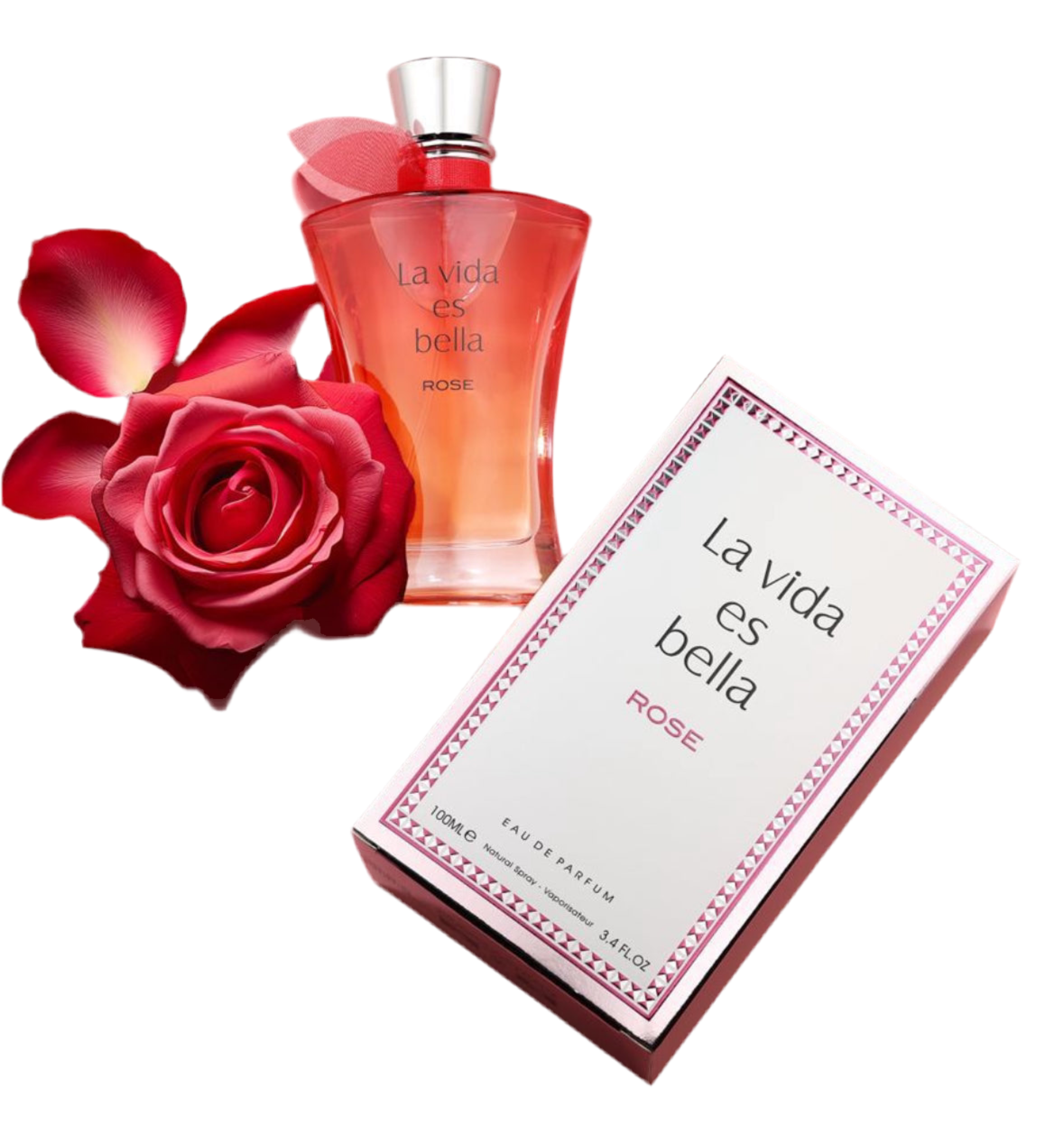 La Vida Es Bella Rose EDP Perfume By Fragrance World