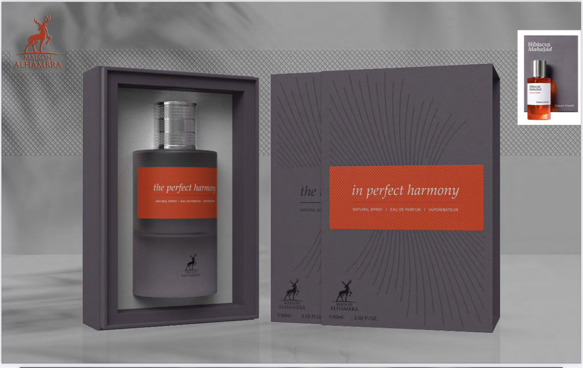 The Perfect Harmony EDP Perfume By Maison Alhambra 3.4oz / 100ml