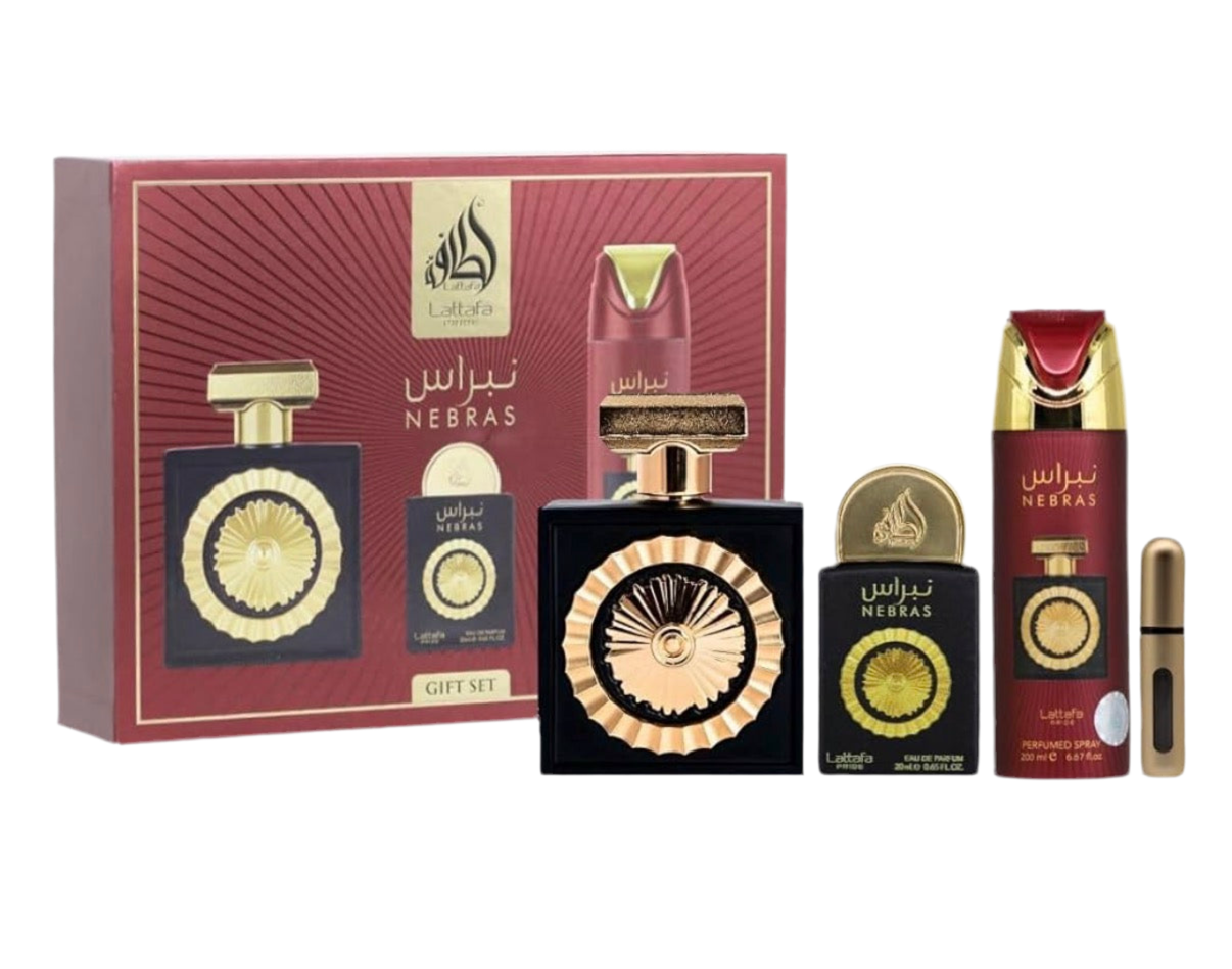 Nebras 3Pc Gift Set EDP Perfume By Lattafa Pride