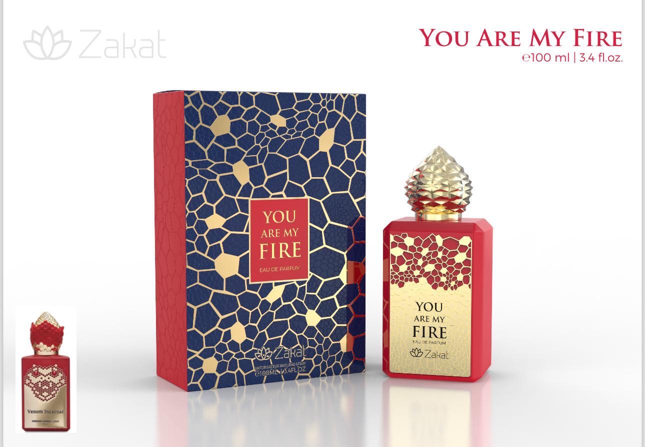 You Are My Fire Rouge EDP Perfume By Zakat 3.4oz / 100ml