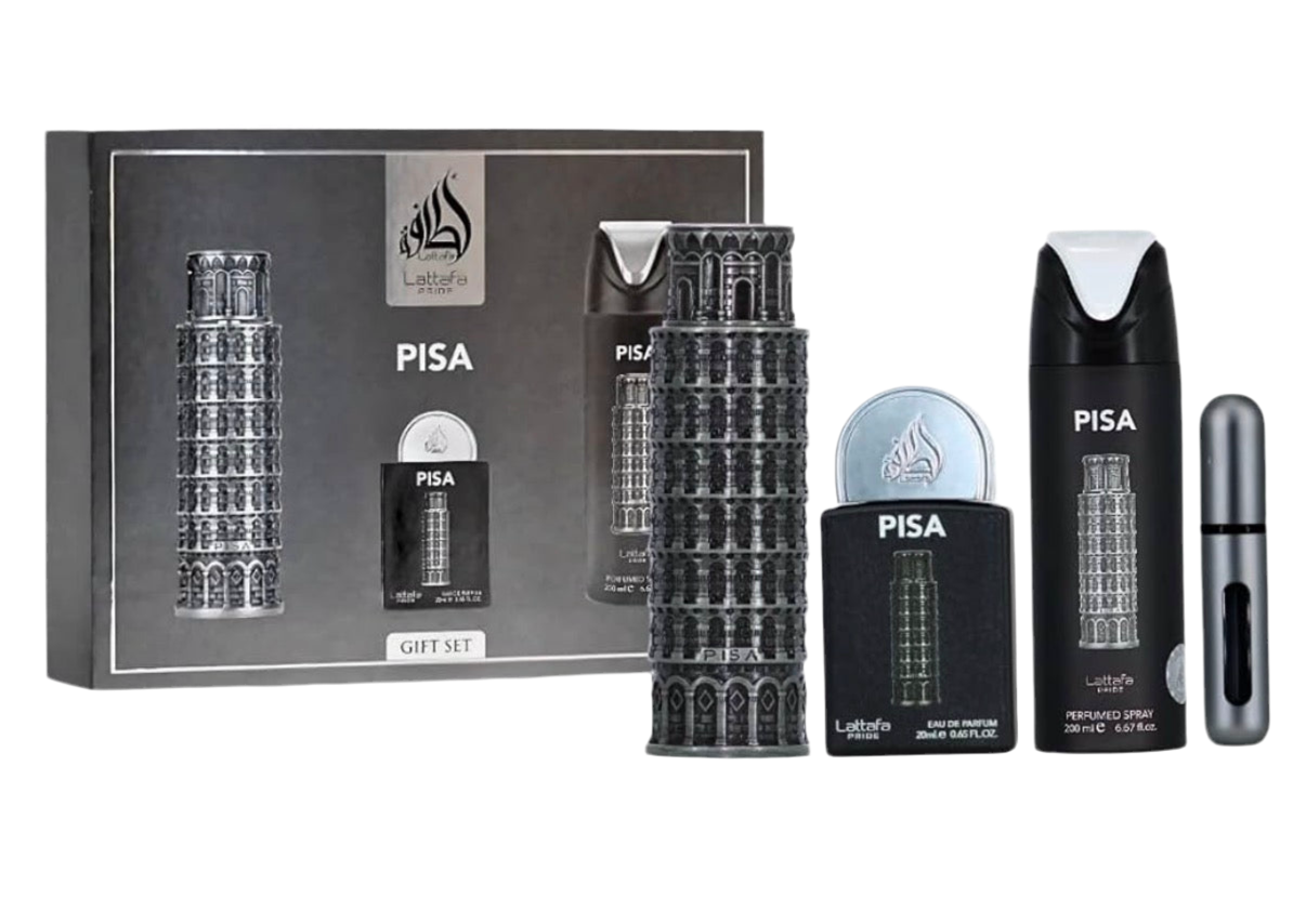 Pisa 3Pc Gift Set EDP Perfume By Lattafa Pride