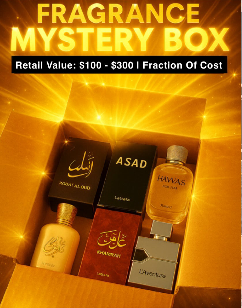The Ultimate Mystery Bundle Perfume Box by The Oud Store: Let Us Surprise You with Arabic Perfumes Mix Assortment
