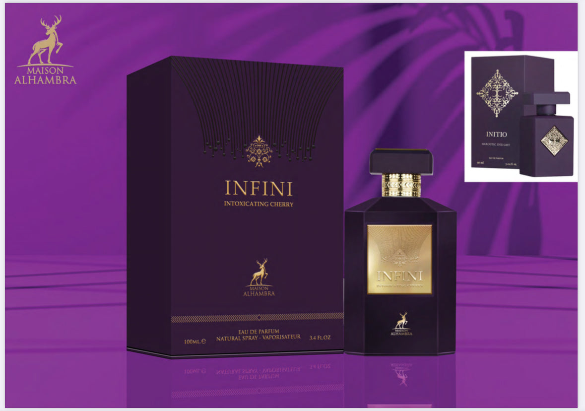 Infini Intoxicating Cherry EDP Perfume By Maison Alhambra 3.4oz / 100ml