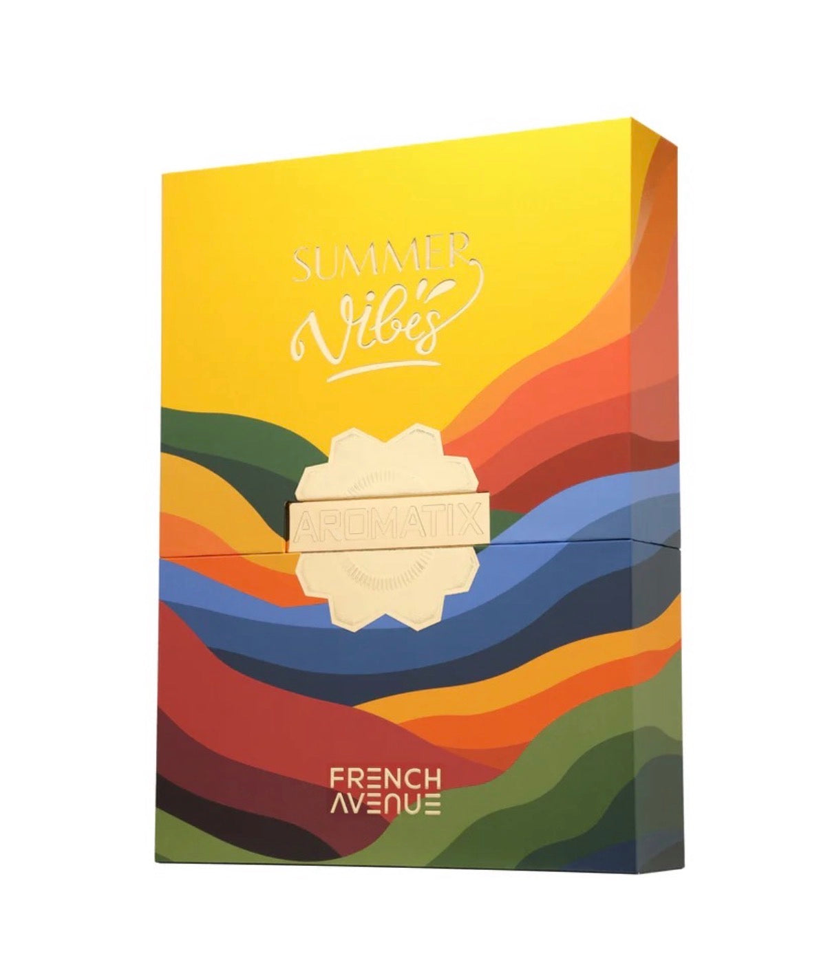 Aromatix Summer Vibes Yellow 5pc Set EDP Perfume By Fragrance World French Avenue