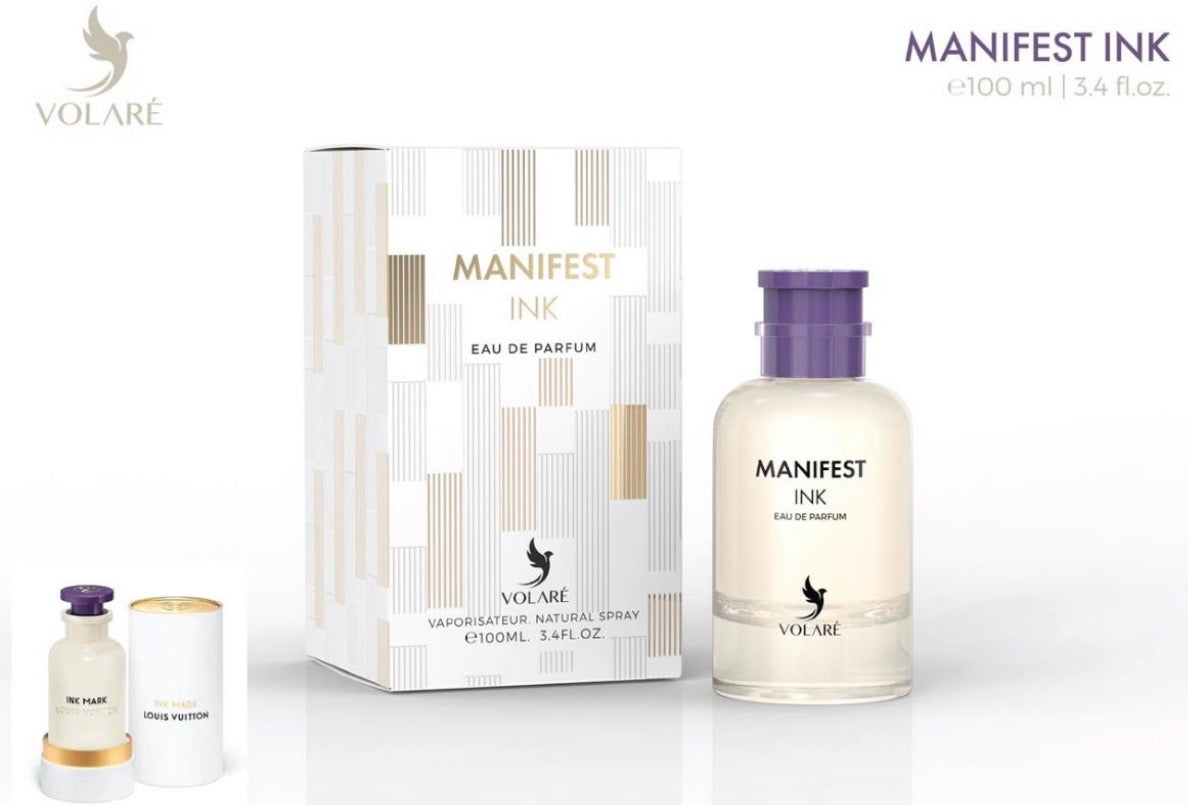 Manifest Ink EDP Perfume By Volare 3.4oz / 100ml - Ink Mark