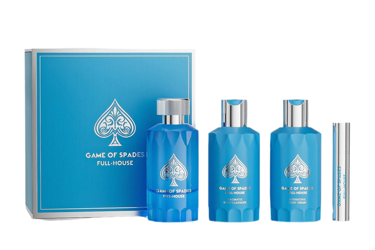 Game Of Spades Full House Gift Set 4 pcs EDP Perfume By Jo Milano Paris