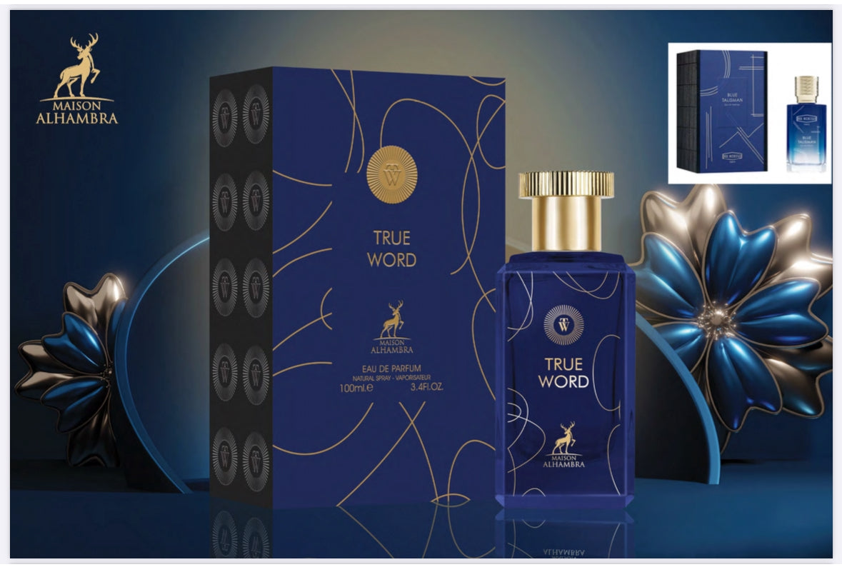 True Word EDP Perfume By Maison Alhambra - Blue Talisman