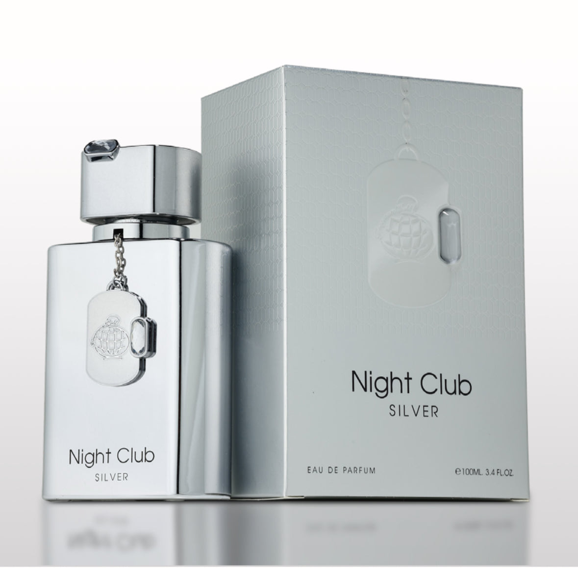 Night Club Silver EDP Perfume By Fragrance World 3.4oz / 100ml