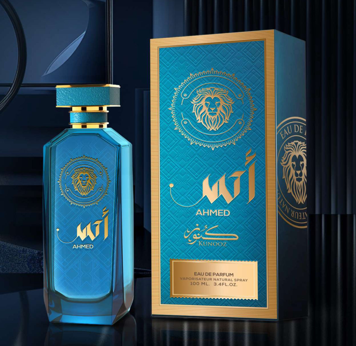 Ahmed EDP Perfume By Kunooz 3.4oz / 100ml - Inspired By Sauvage