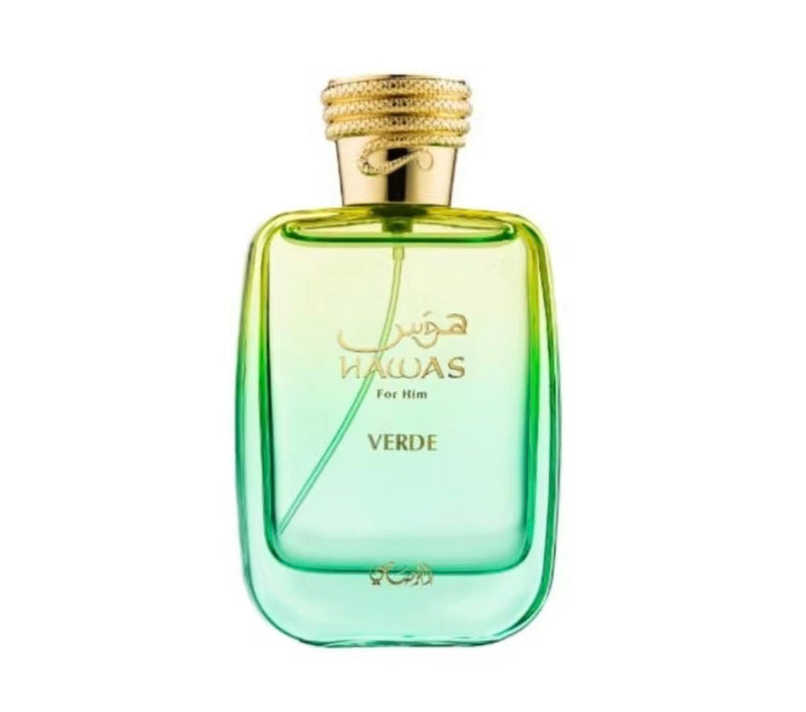 Hawas Verde EDP Perfume By Rasasi 3.4oz / 100ml