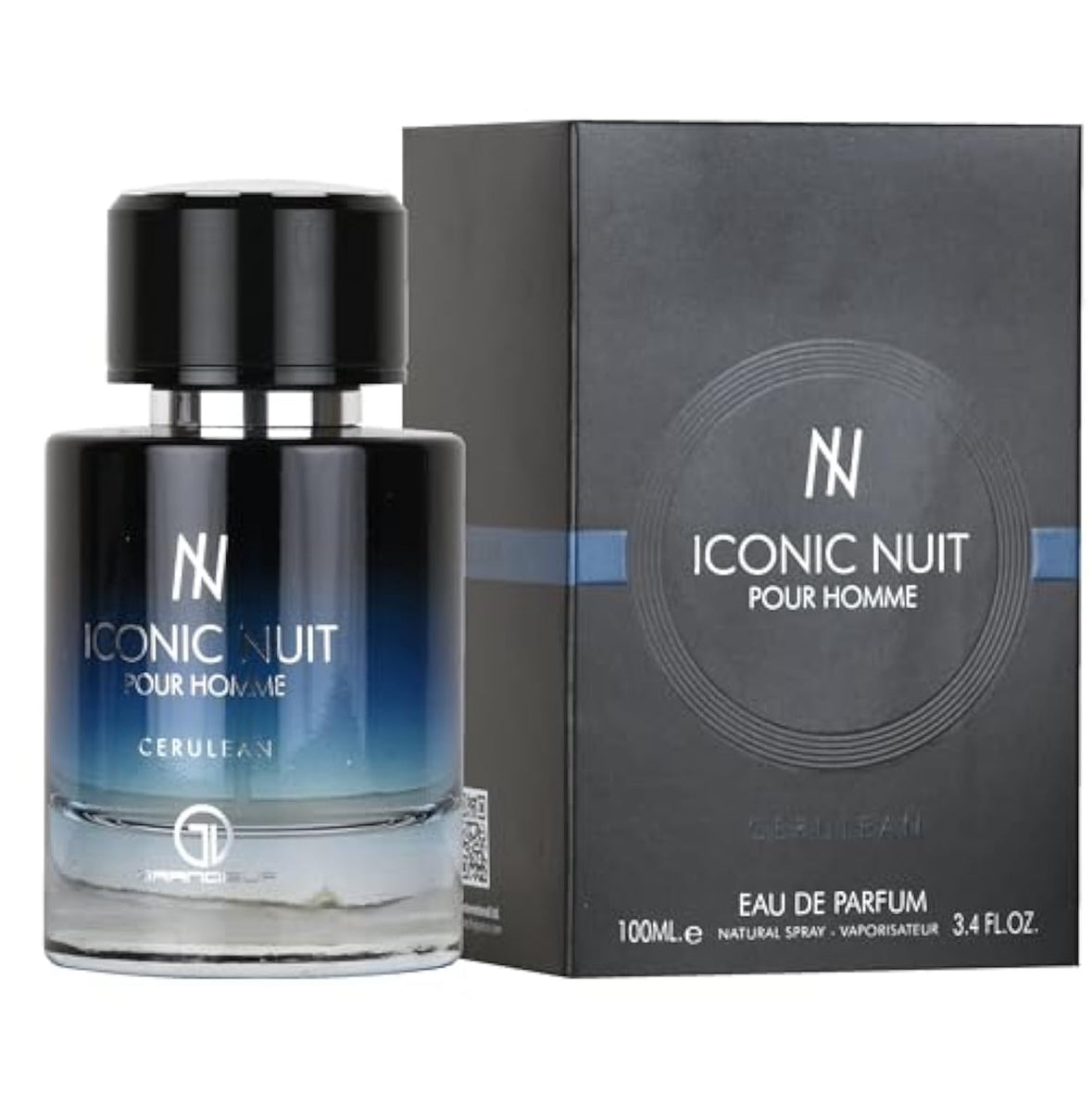 Iconic Nuit Homme EDP Perfume By Grandeur (Blue Electrique)