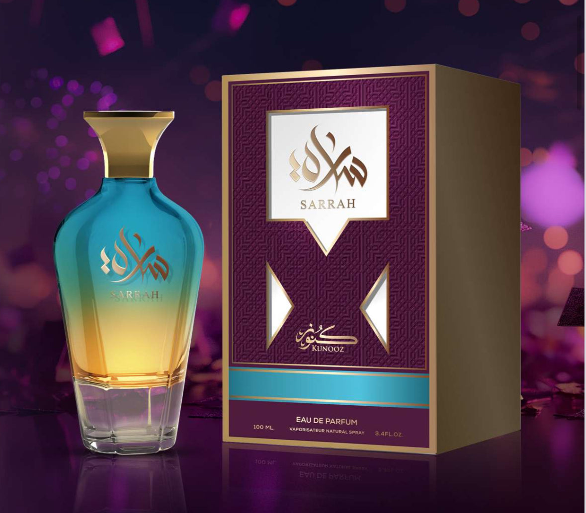 Sarrah EDP Perfume By Kunooz 3.4oz / 100ml - Inspired By Erba Pura