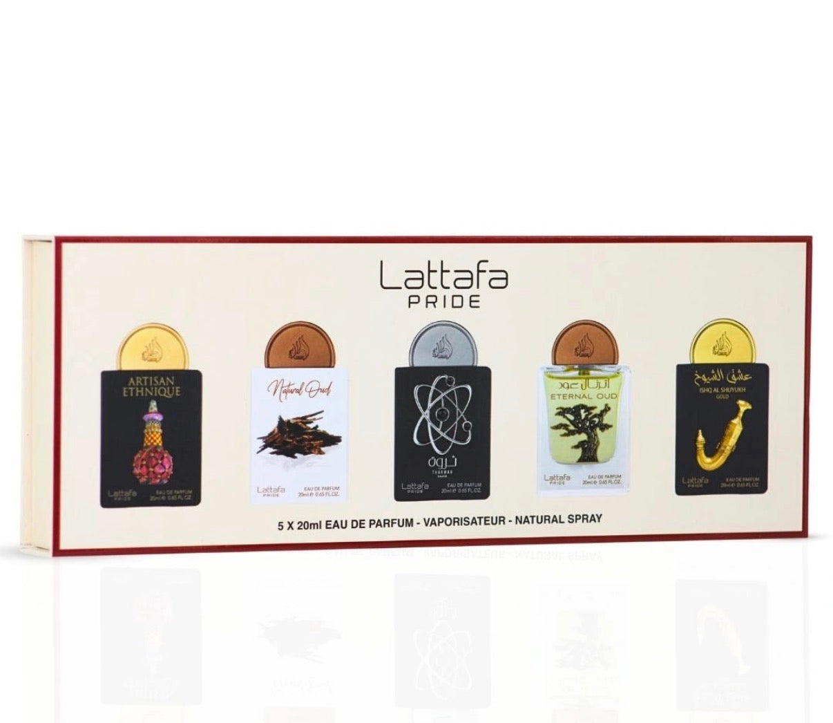 Lattafa Pride Eau De Parfum Gift Set Collection No. 2: 5 X 20ml