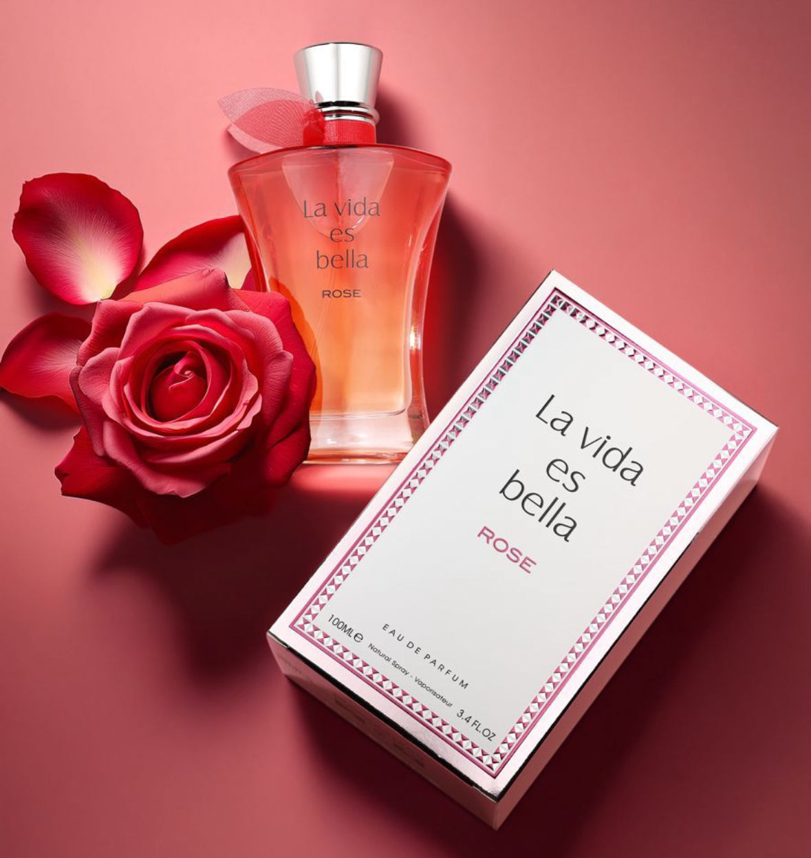 La Vida Es Bella Rose EDP Perfume By Fragrance World