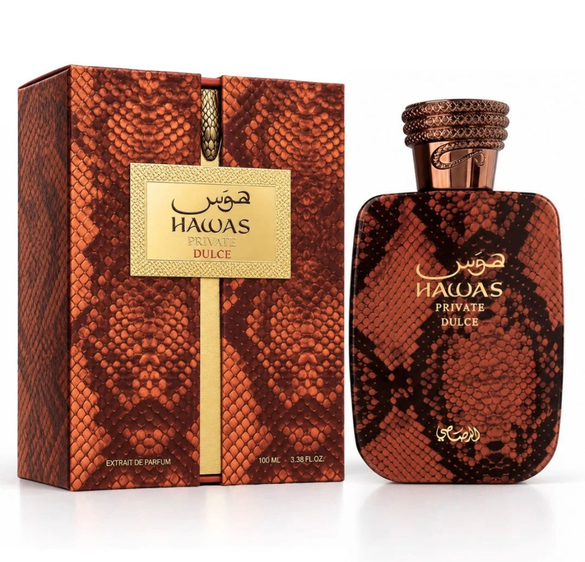 Hawas Private Dulce Extrait De Parfum By Rasasi 3.4oz / 100ml