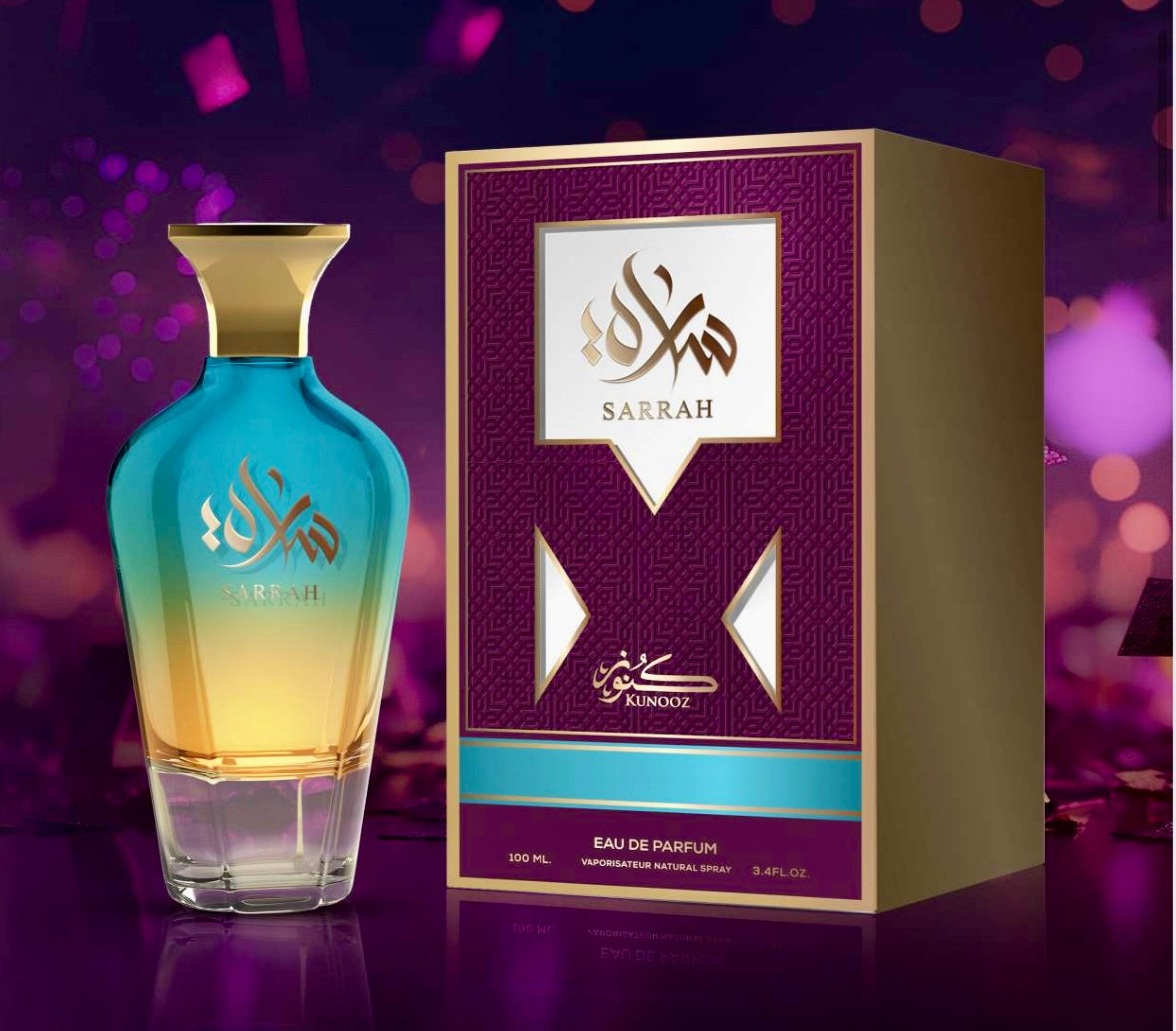 Sarrah EDP Perfume By Kunooz 3.4oz / 100ml - Inspired By Erba Pura
