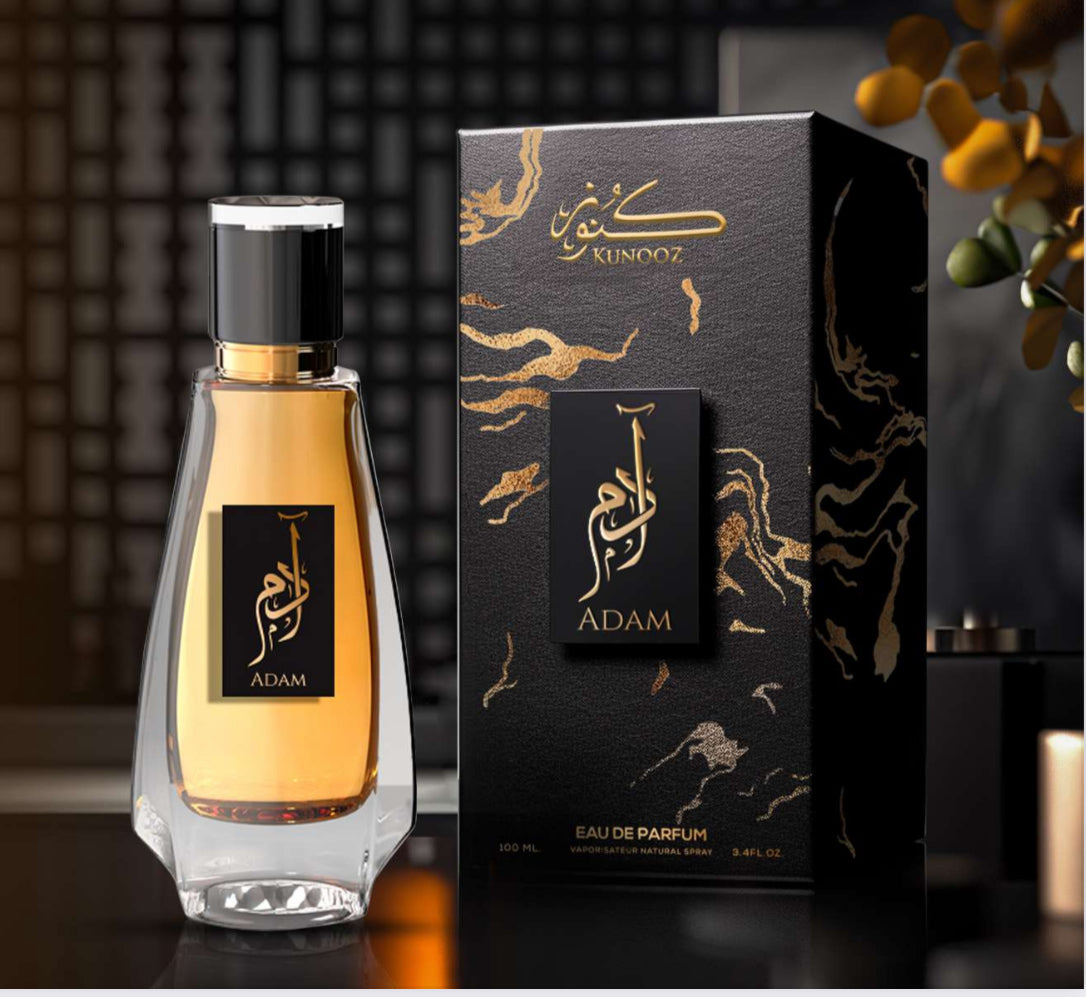 Adam EDP Perfume By Kunooz 3.4oz / 100ml - Inspired By Black XS