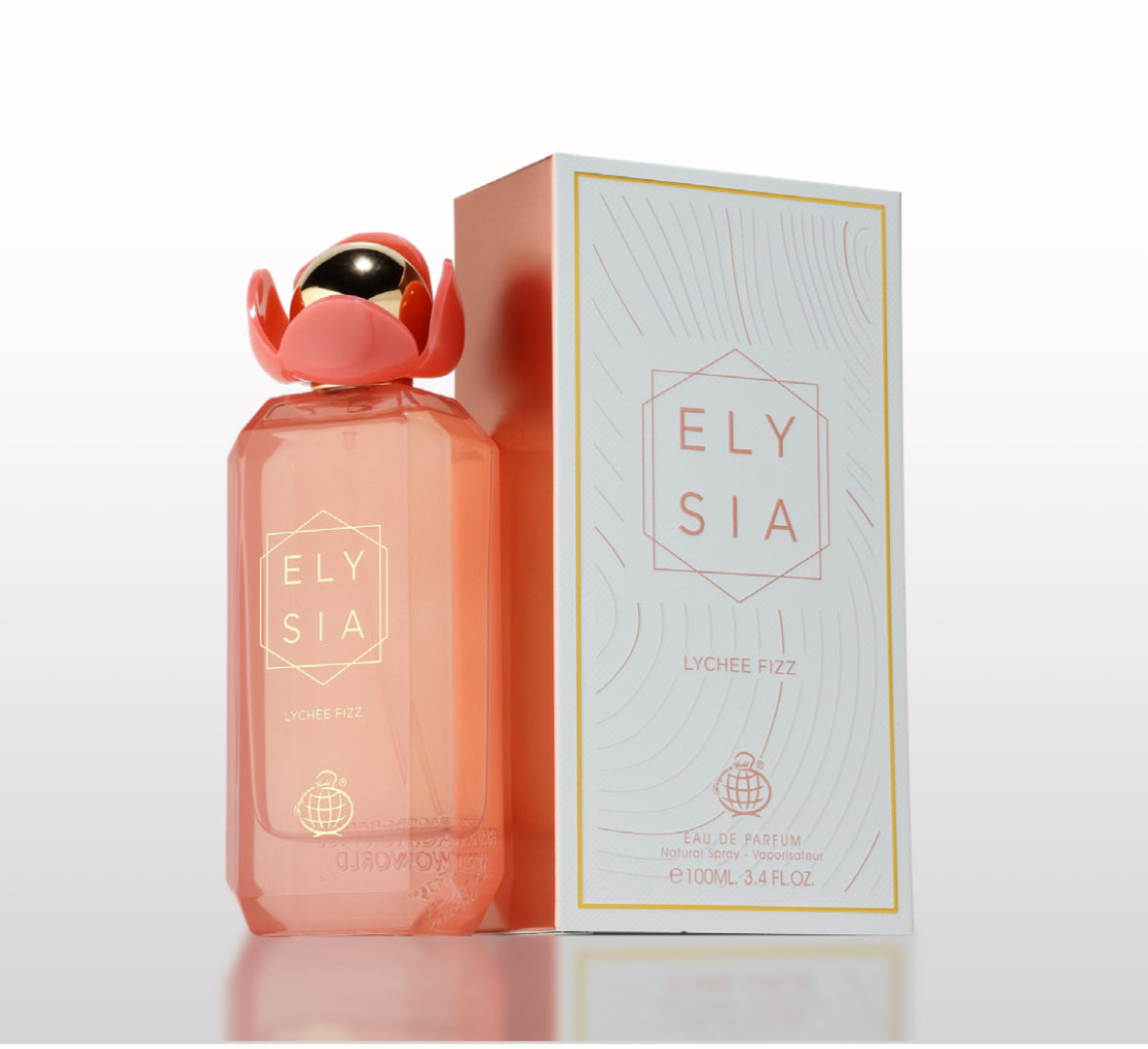 Elysia Lychee Fizz EDP Perfume By Fragrance World 3.4oz / 100ml