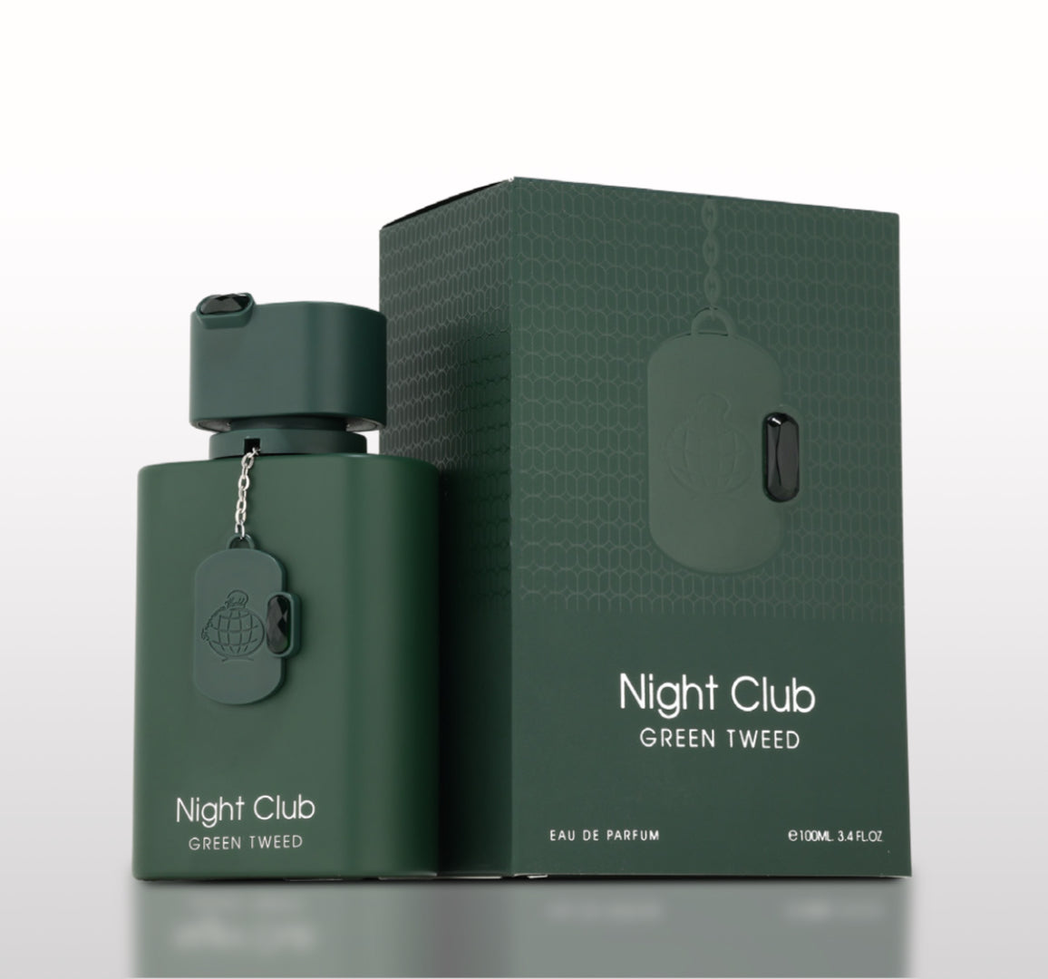 Night Club Green Tweed EDP Perfume By Fragrance World 3.4oz / 100ml