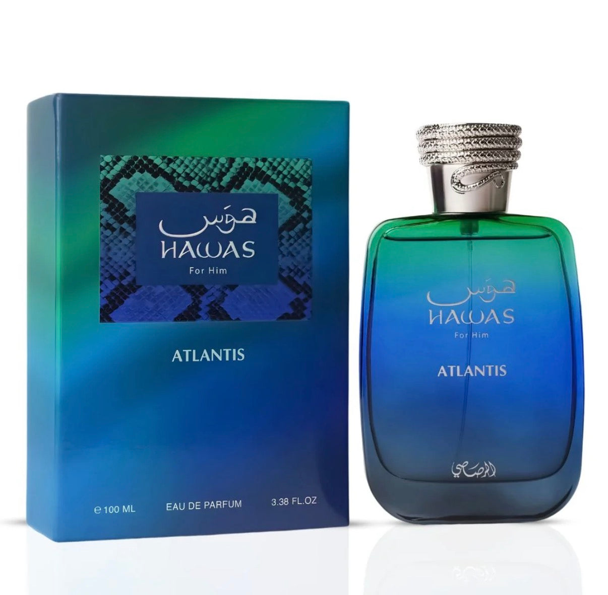 Hawas Atlantis EDP Perfume By Rasasi 3.4oz / 100ml