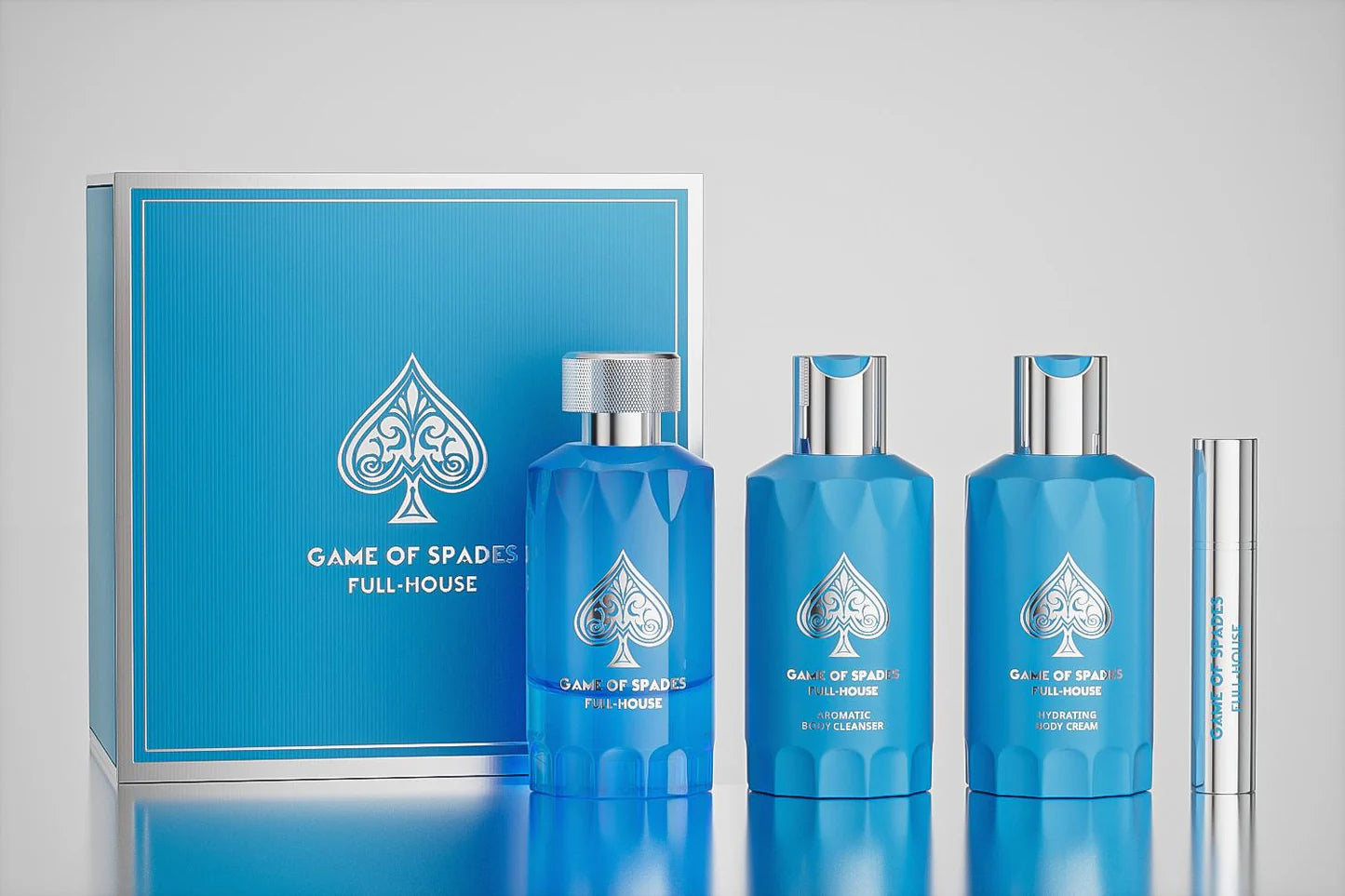 Game Of Spades Full House Gift Set 4 pcs EDP Perfume By Jo Milano Paris