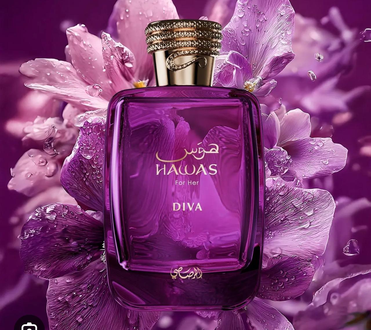 Hawas Diva EDP Perfume By Rasasi 3.4oz / 100ml