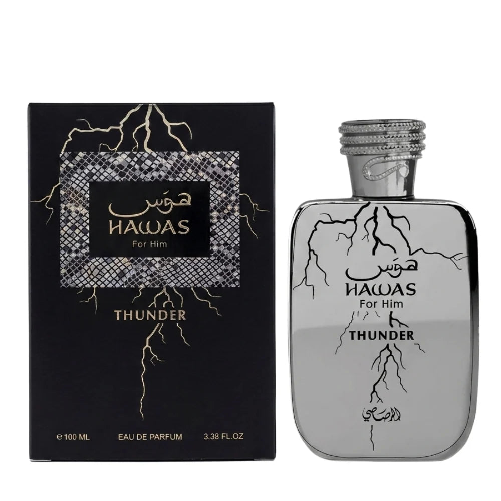 Hawas Thunder EDP Perfume By Rasasi 3.4oz / 100ml