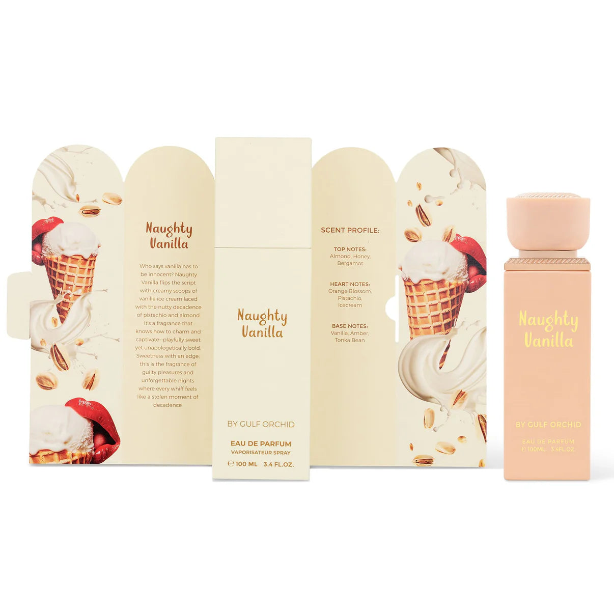 Naughty Vanilla EDP Perfume By Gulf Orchid 3.4oz / 100ml