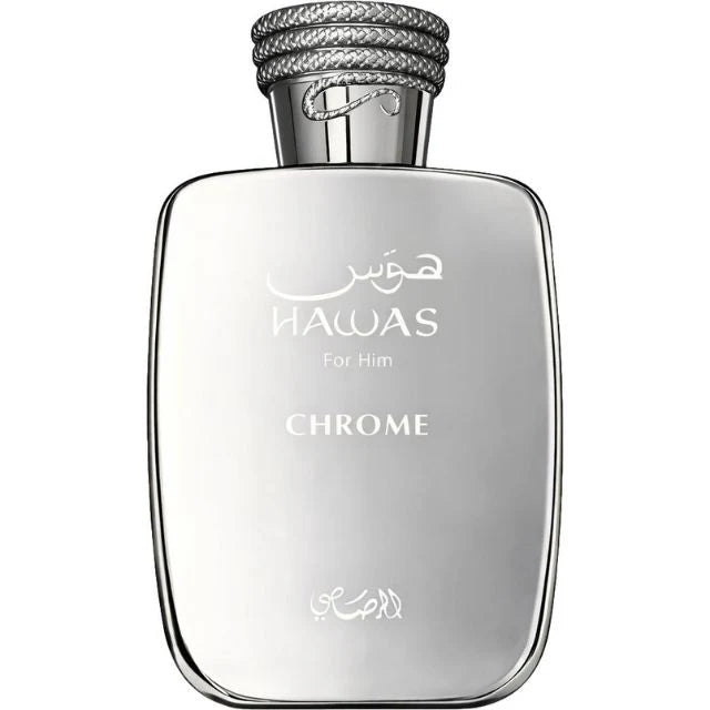 Hawas Chrome EDP Perfume By Rasasi 3.4oz / 100ml