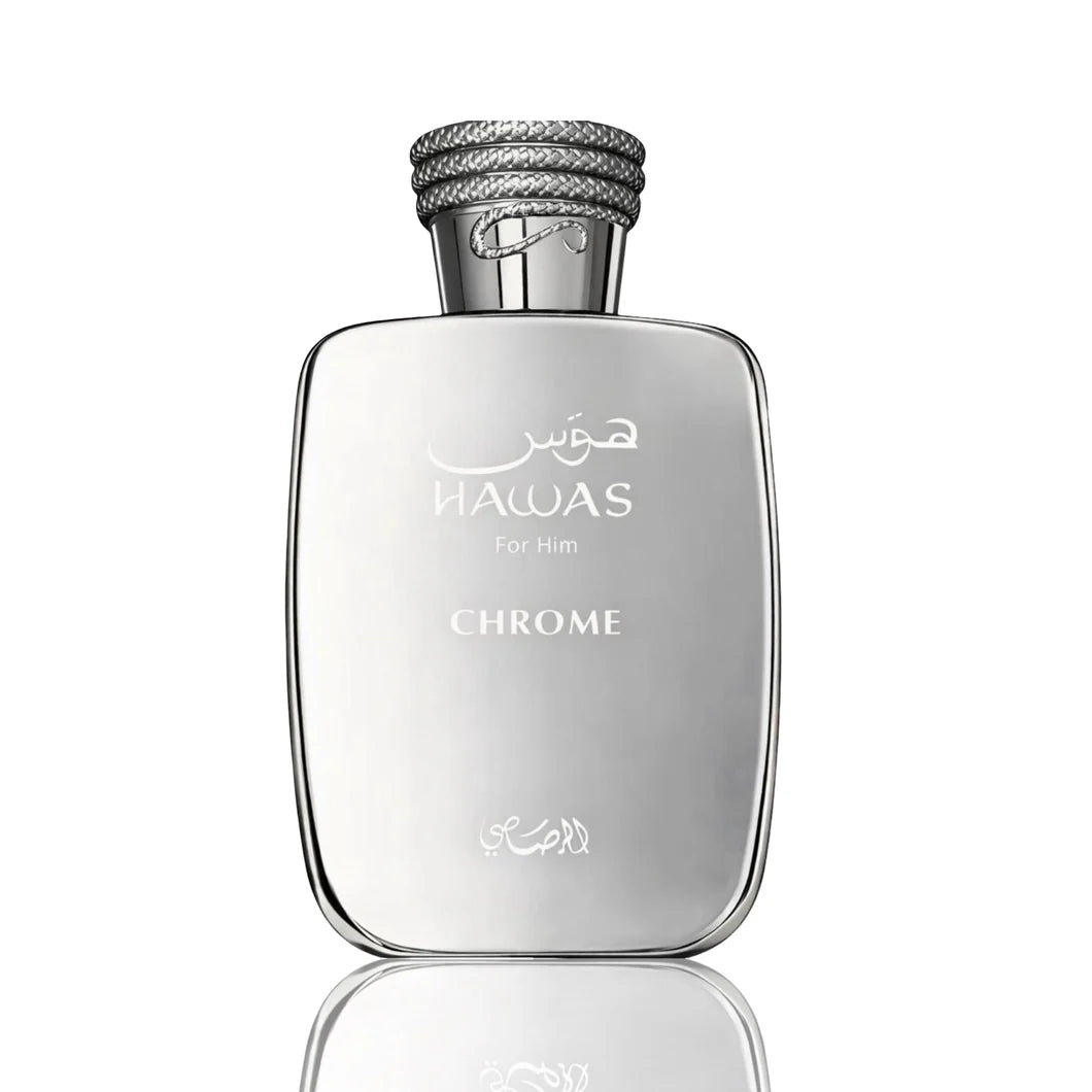 Hawas Chrome EDP Perfume By Rasasi 3.4oz / 100ml
