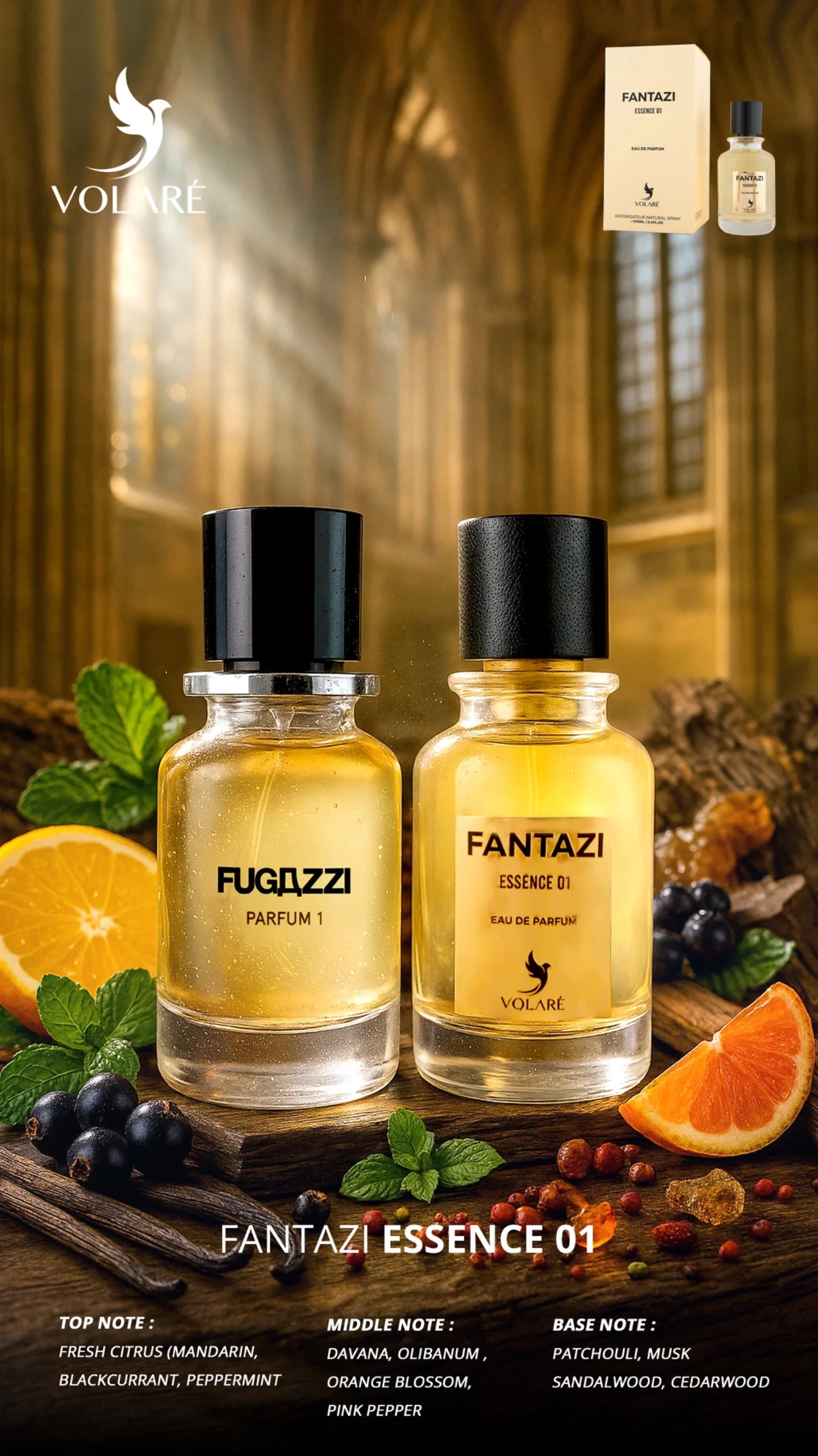 Fantazi Essence 01 EDP Perfume By Volare