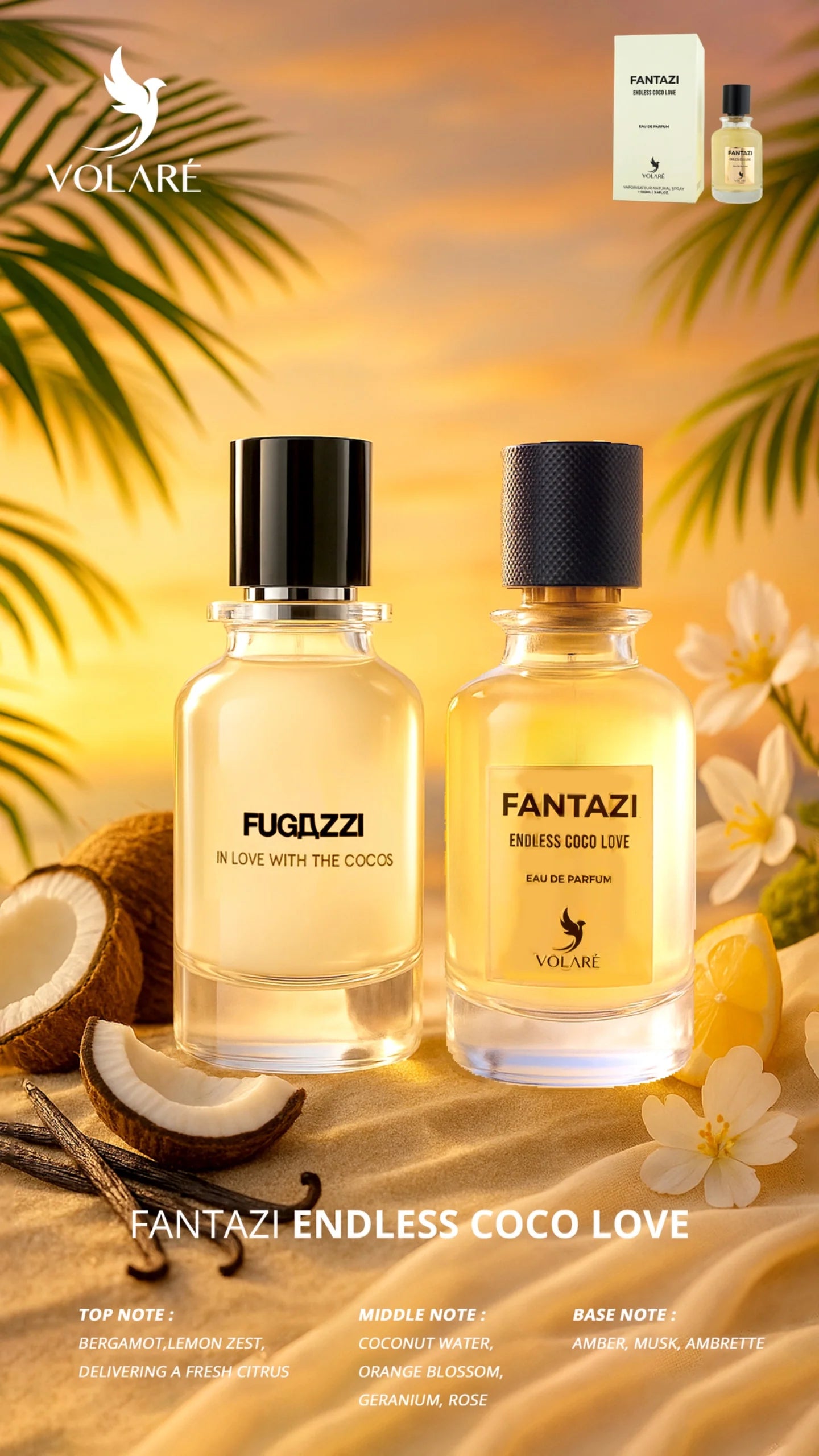 Fantazi Endless Coco Love EDP Perfume By Volare