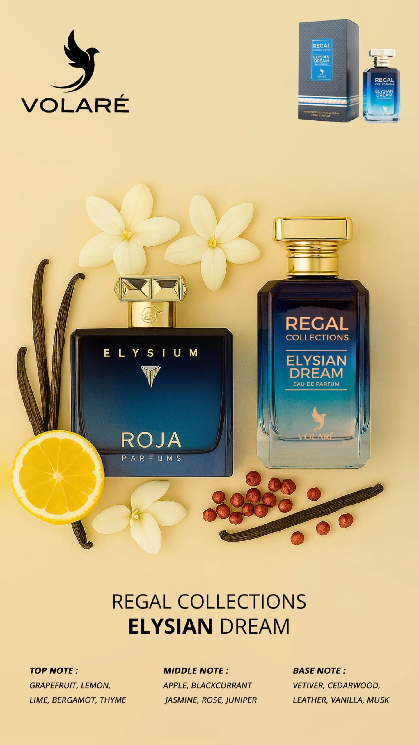 Elysian Dream EDP Perfume By Volare