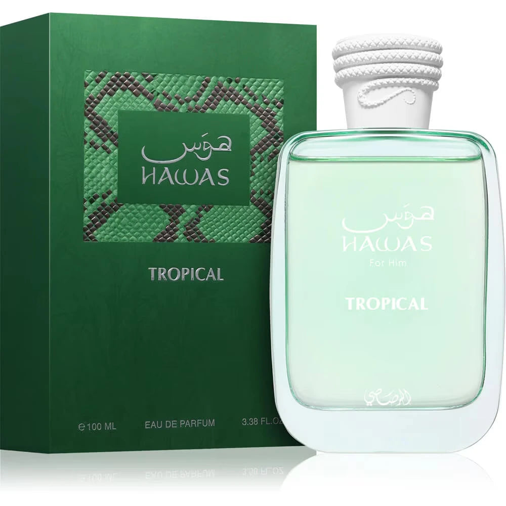 Hawas Tropical EDP Perfume By Rasasi 3.4oz / 100ml