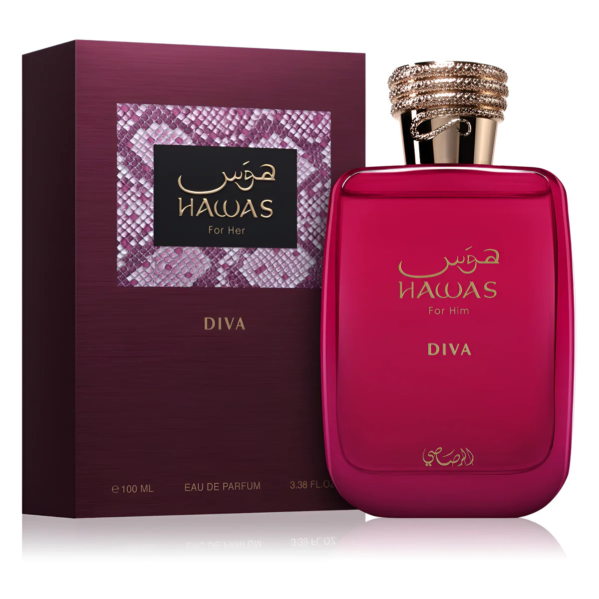 Hawas Diva EDP Perfume By Rasasi 3.4oz / 100ml