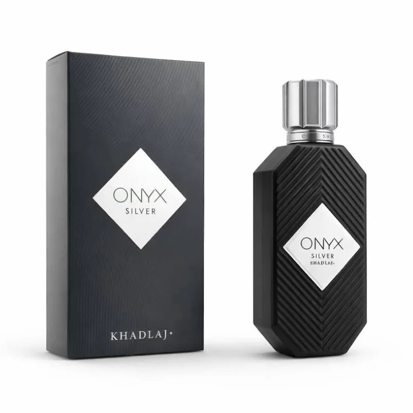 Onyx Silver EDP Perfume By Khadlaj 3.4oz / 100ml