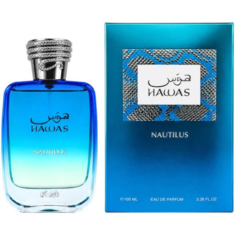 Hawas Nautilus EDP Perfume By Rasasi 3.4oz / 100ml
