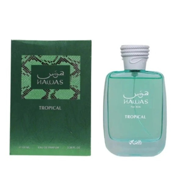 Hawas Tropical EDP Perfume By Rasasi 3.4oz / 100ml