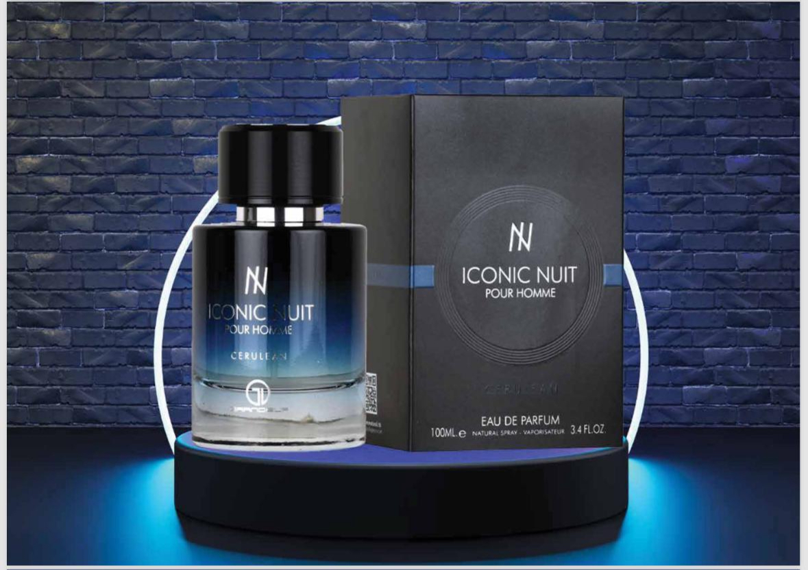 香水(男性用) ICONIC NUIT POUR HOMME Cerulean 100ml Iconic Nuit 香水(男性用) ICONIC NUIT POUR HOMME Cerulean 100ml Iconic Nuit